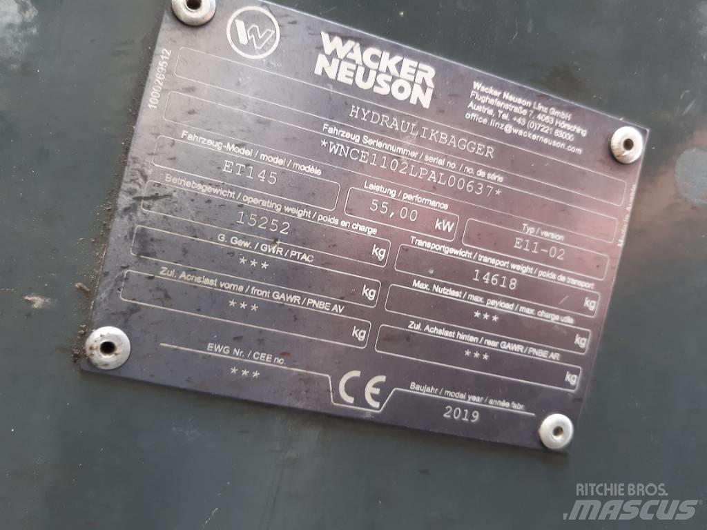 Wacker Neuson ET145 Telakaivukoneet