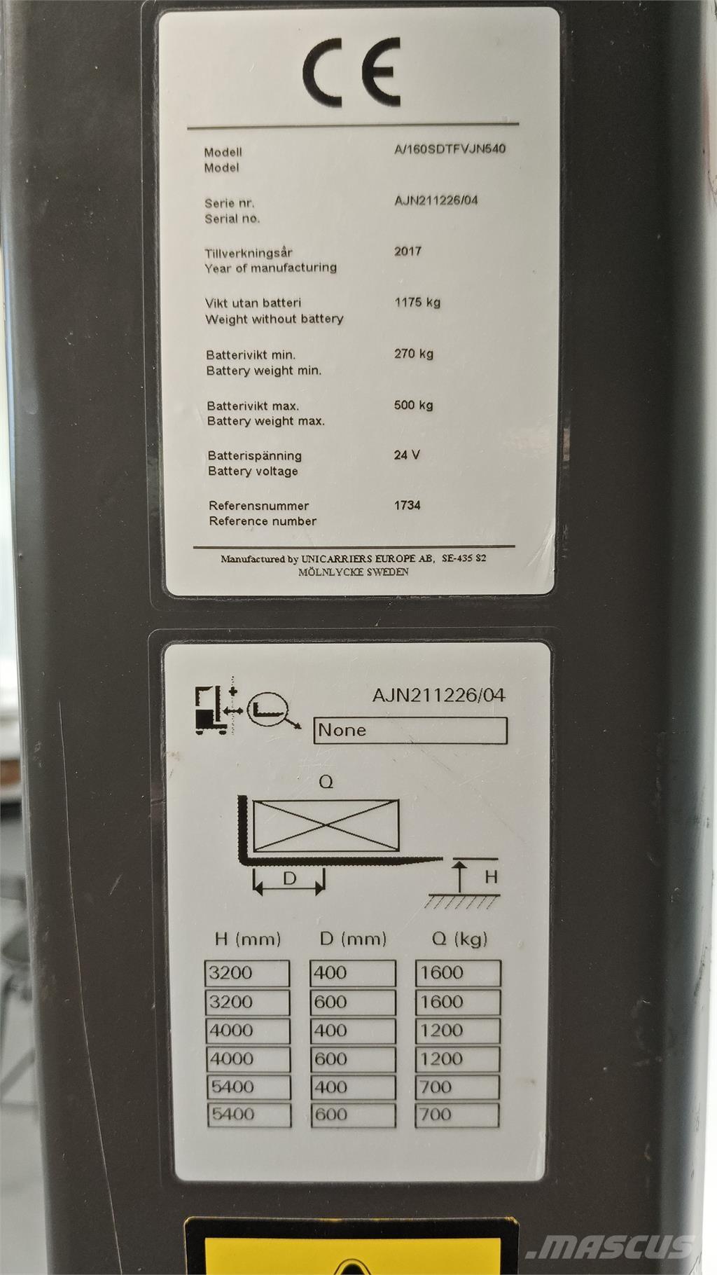 Atlet AJN160 Ajettavat pinoamisvaunut