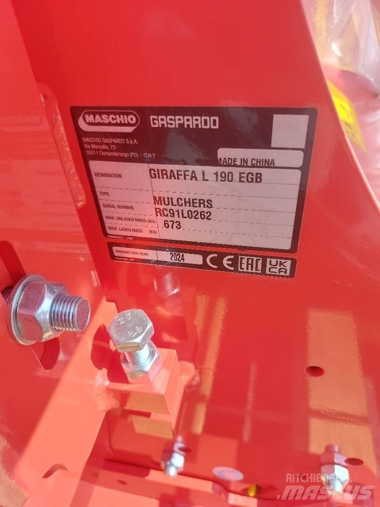 Maschio giraffa 190 Kesantoleikkurit ja -murskaimet