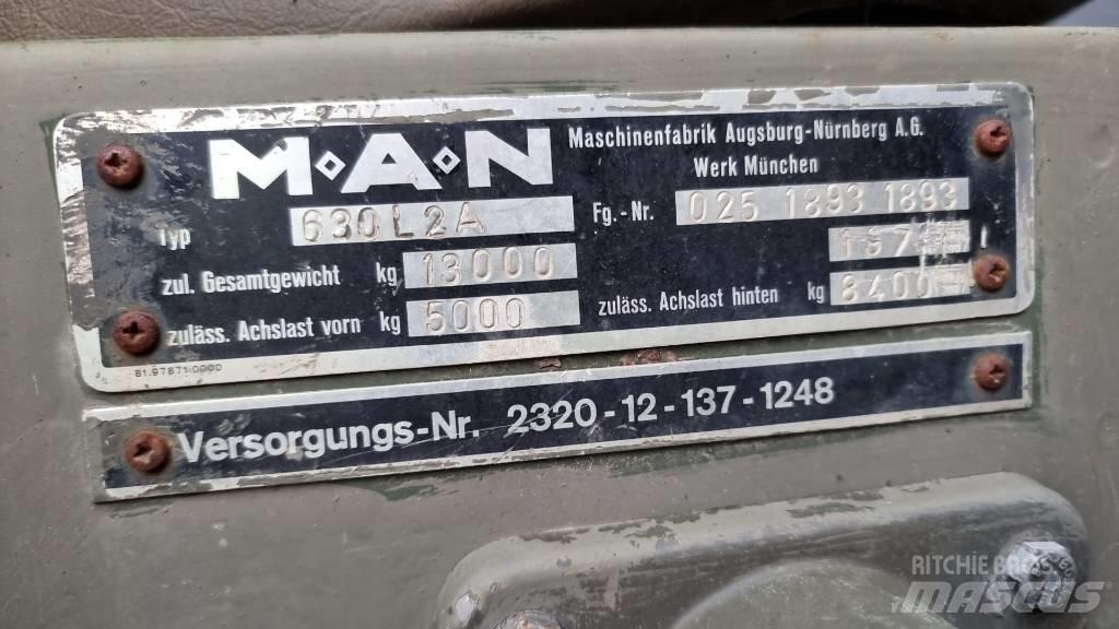 MAN 630 Umpikorikuorma-autot