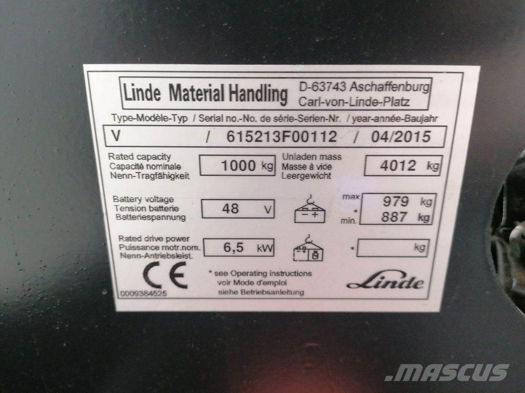 Linde V-48 Matalakeräilytrukit