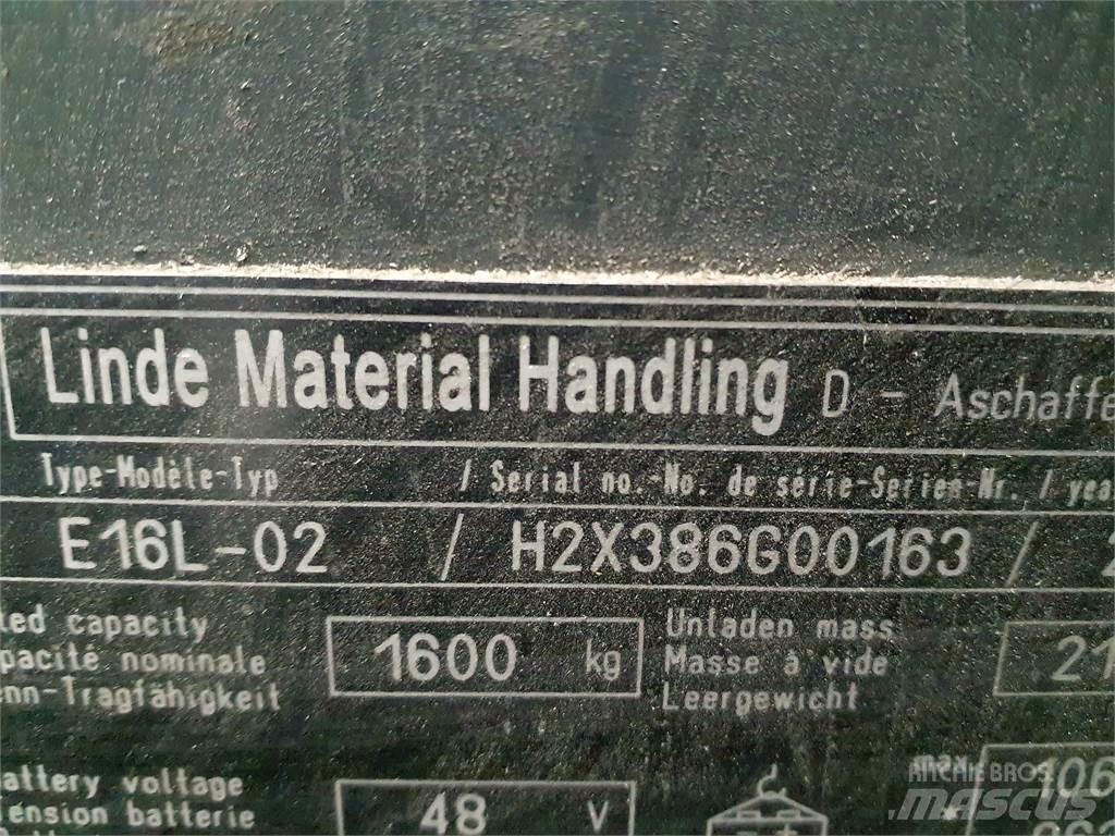 Linde E16L Sähkötrukit