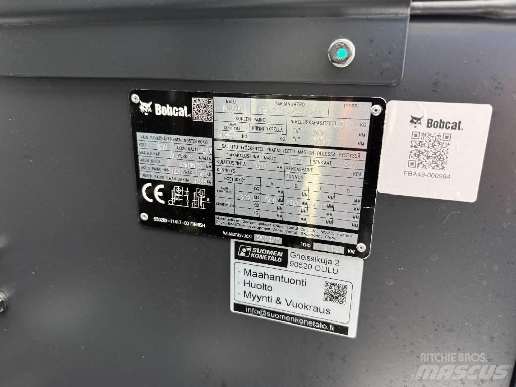 Bobcat B35NS trukki Sähkötrukit