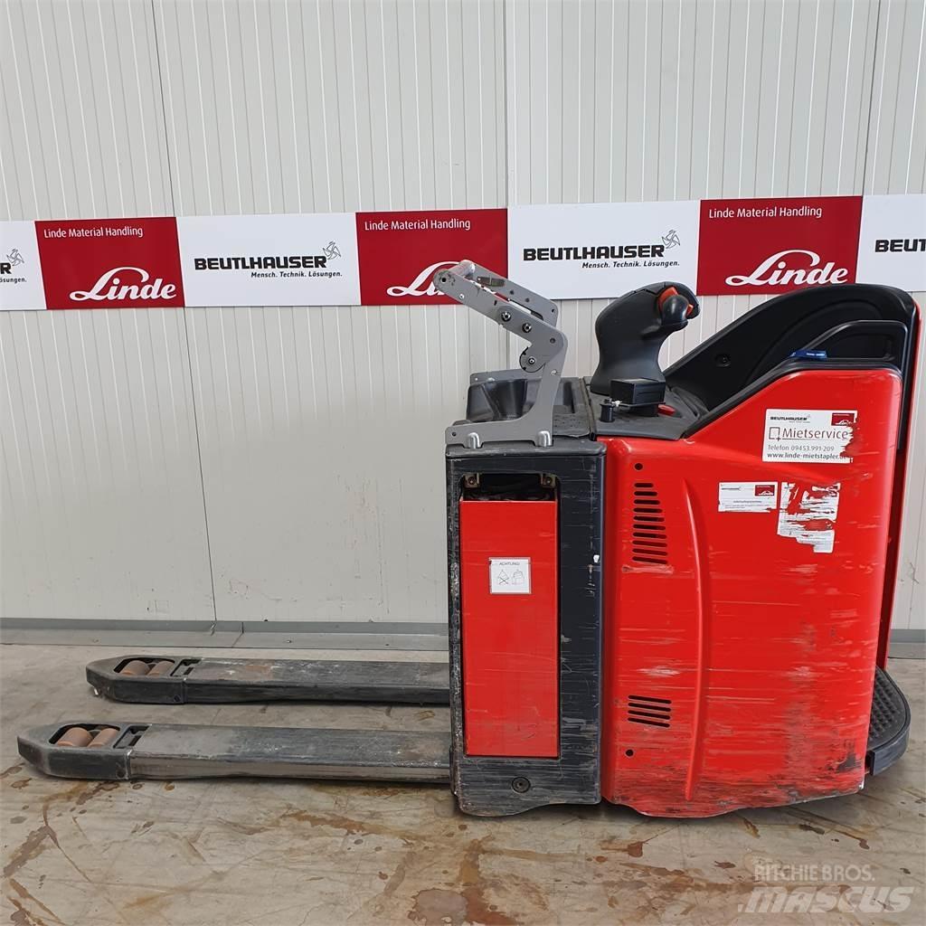 Linde T20SP kurz Lavansiirtotrukit
