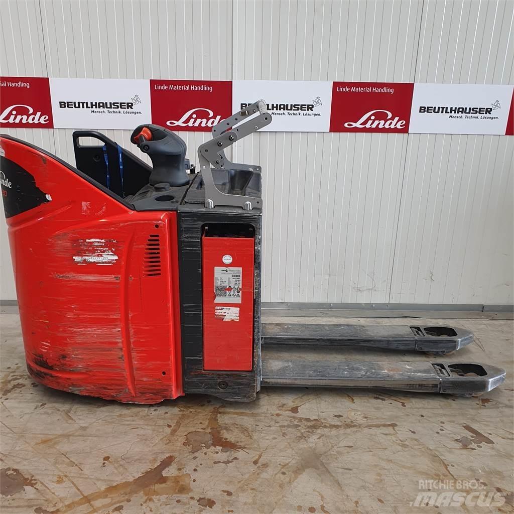 Linde T20SP kurz Lavansiirtotrukit