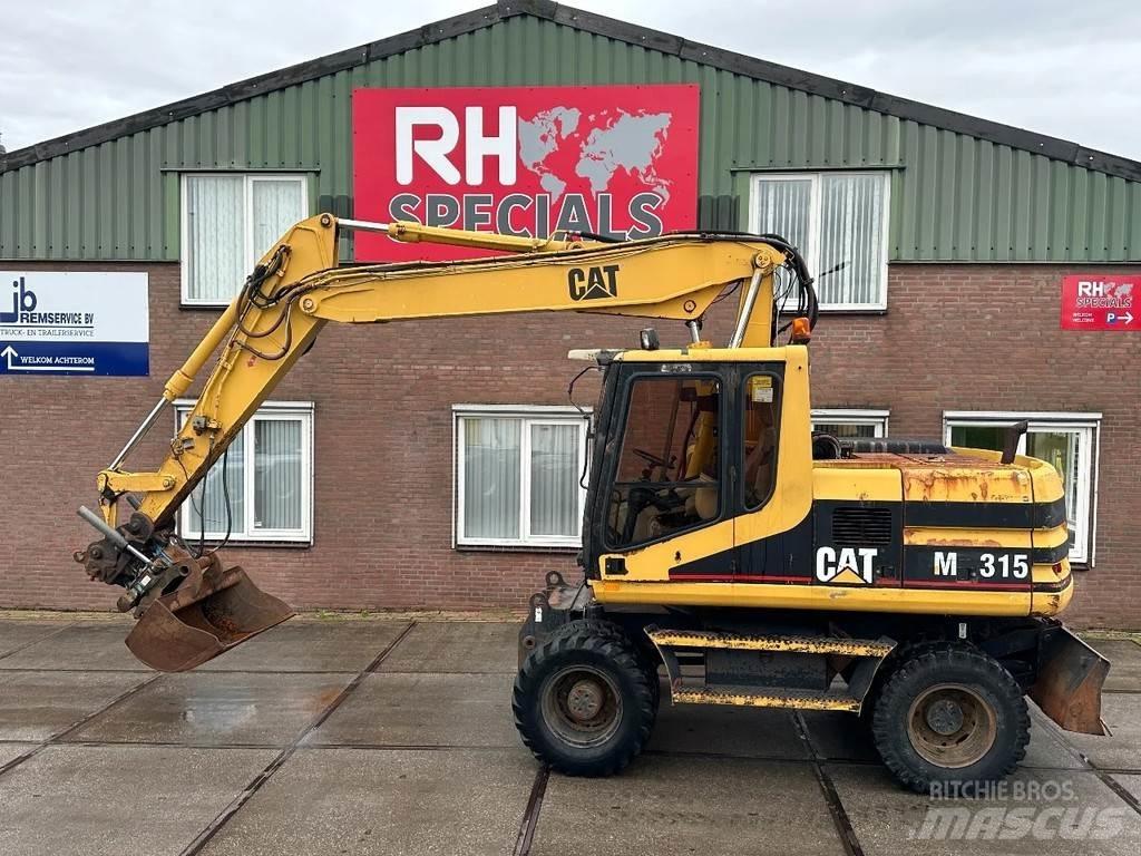 CAT M315 +ROTO CE Pyöräkaivukoneet