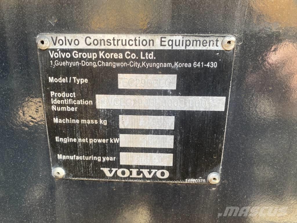 Volvo EC 290 B LC Telakaivukoneet