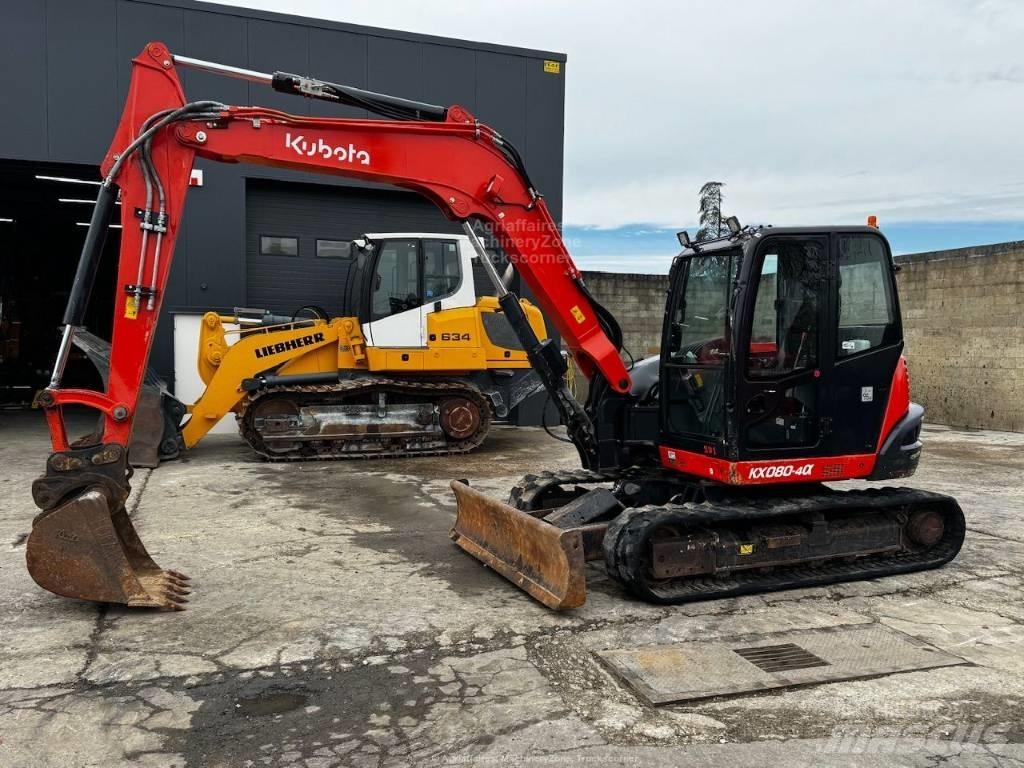 Kubota KX 080-4 Midikaivukoneet 7t - 12t