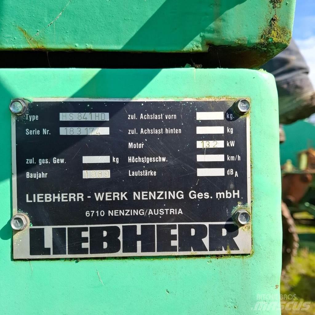 Liebherr HS 841 Tela-alustaiset nosturit