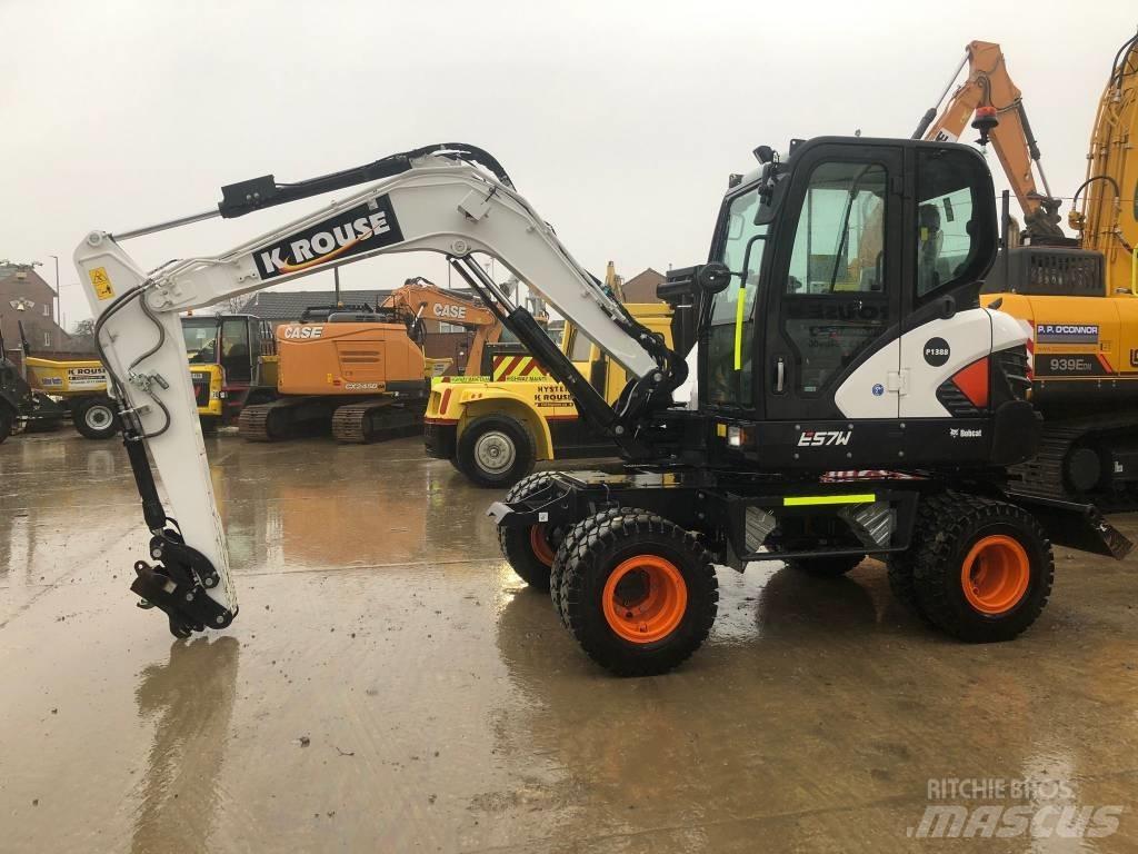 Bobcat E 57 W Pyöräkaivukoneet