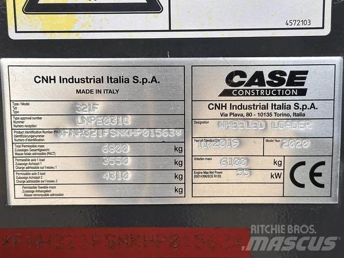 CASE 321F Pyöräkuormaajat