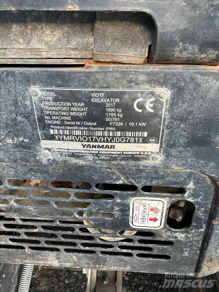 Yanmar Vio 17 Minikaivukoneet < 7t