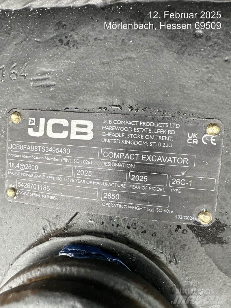 JCB 26C-1 Minikaivukoneet < 7t