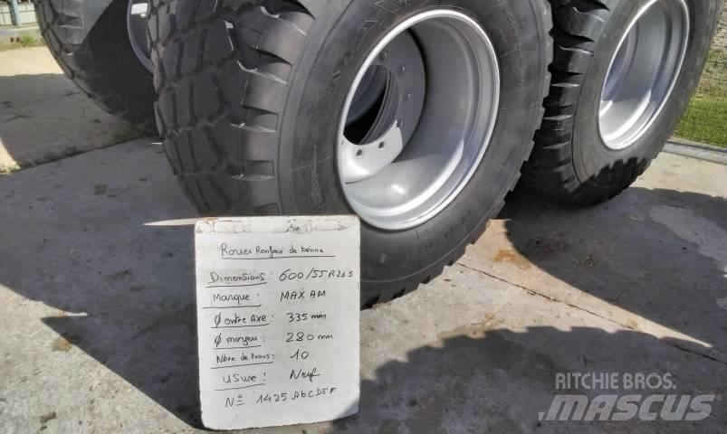  MAXAM 600/55R26.5 Renkaat ja vanteet
