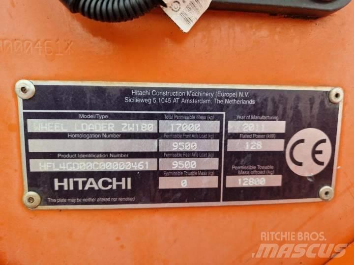 Hitachi ZW 180 Pyöräkuormaajat
