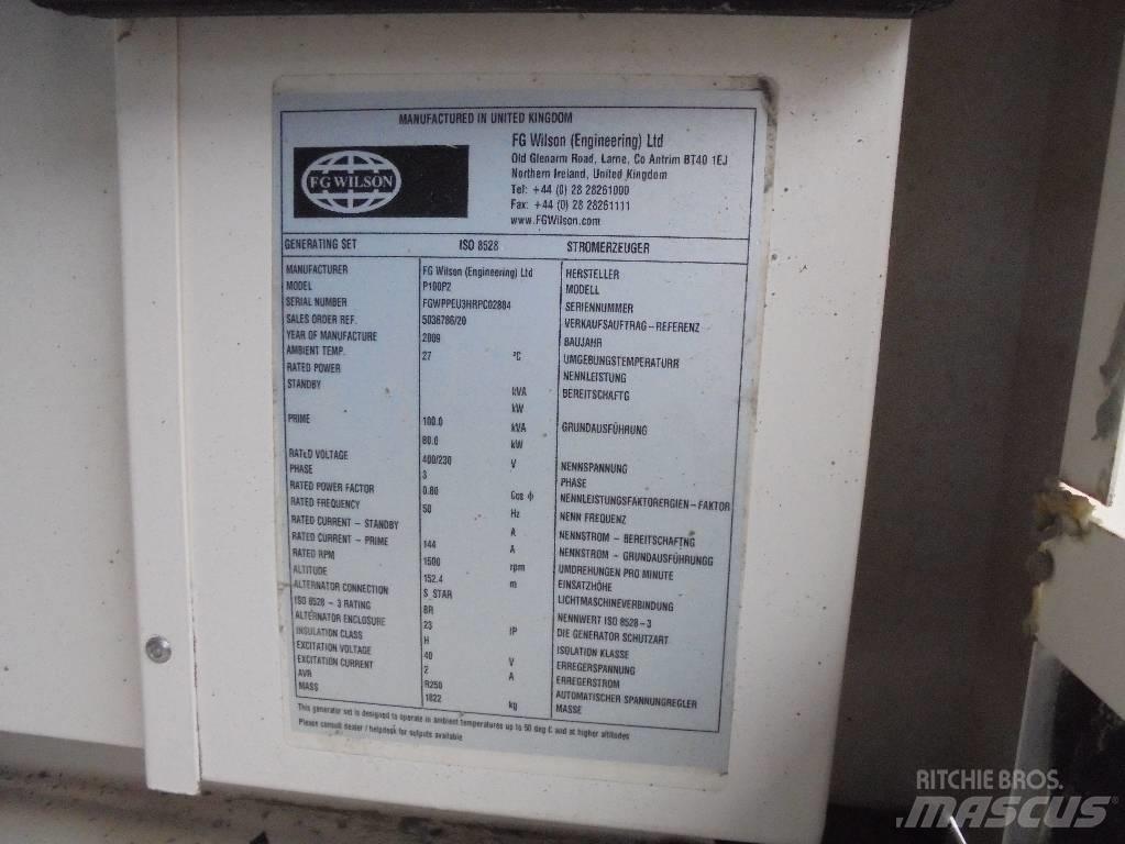 Wilson P100 P2 Dieselgeneraattorit