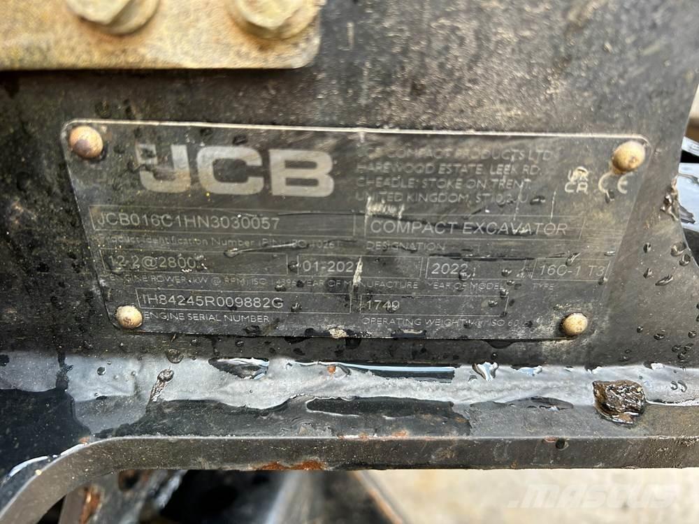 JCB 16C-1 Minikaivukoneet < 7t