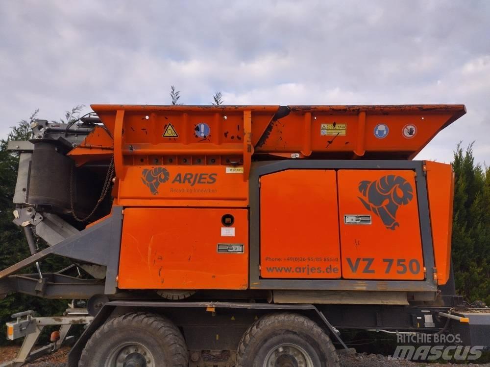 Arjes VZ 750 Jätteen silppurit