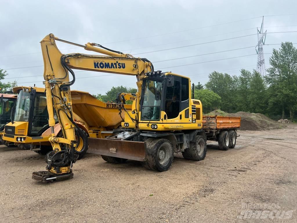 Komatsu PW 148 Pyöräkaivukoneet