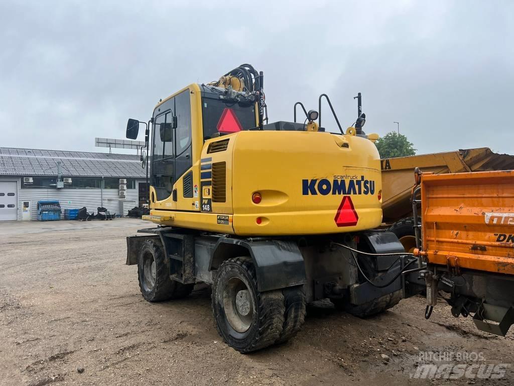 Komatsu PW 148 Pyöräkaivukoneet