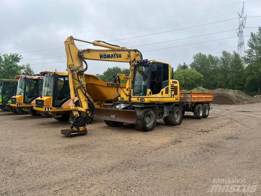 Komatsu PW 148 Pyöräkaivukoneet