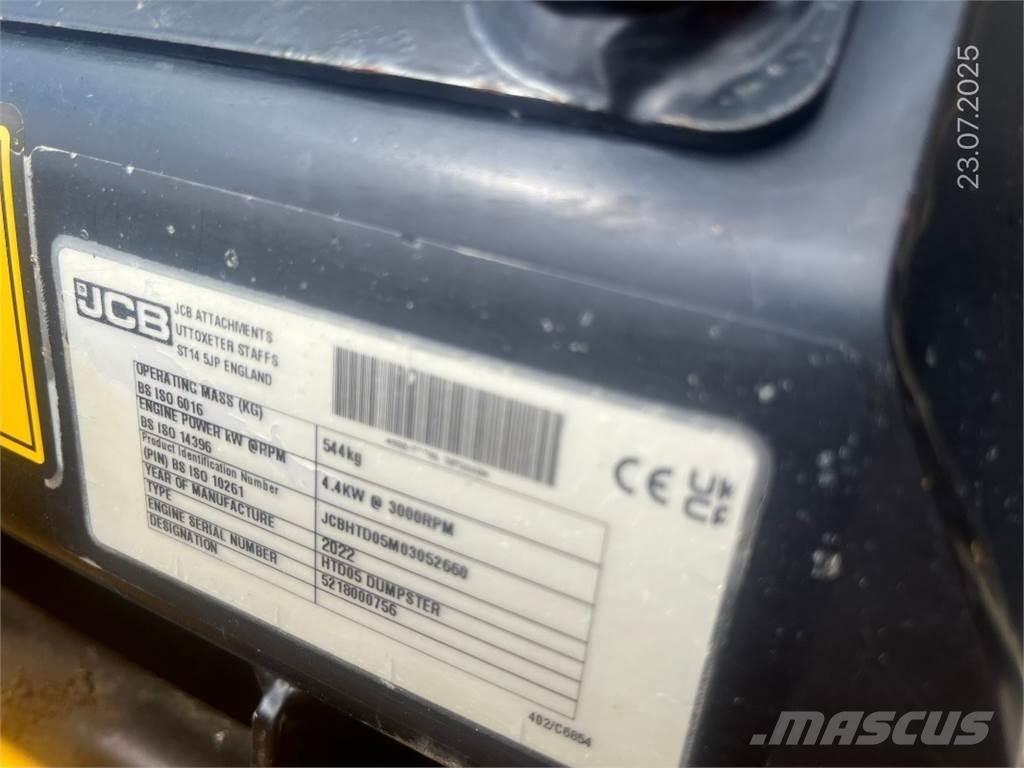 JCB HTD5 Minidumpperit