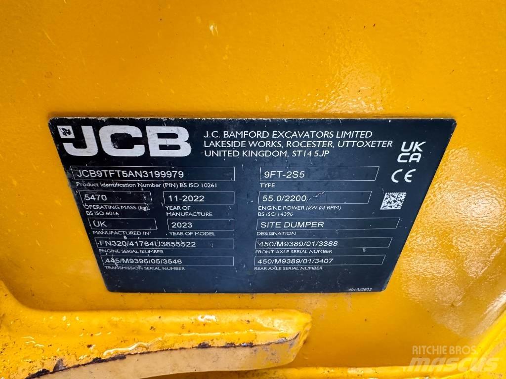 JCB 9 Ton Dumper Minidumpperit