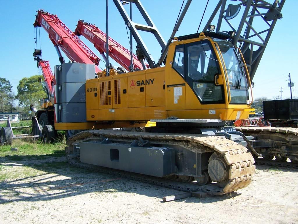 Sany SCC 8100 Tela-alustaiset nosturit