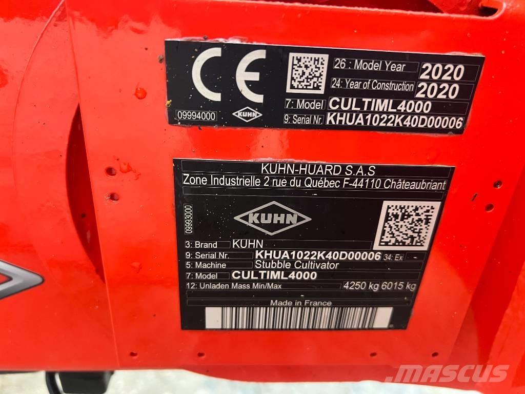 Kuhn CULTIM L4000 Kultivaattorit
