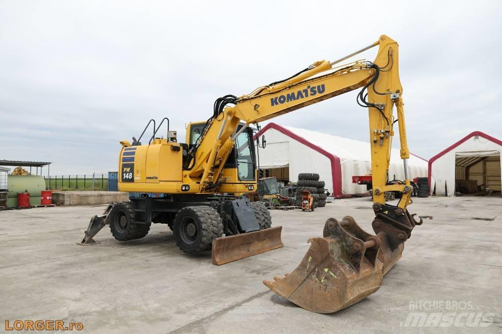 Komatsu PW 148-10 Pyöräkaivukoneet