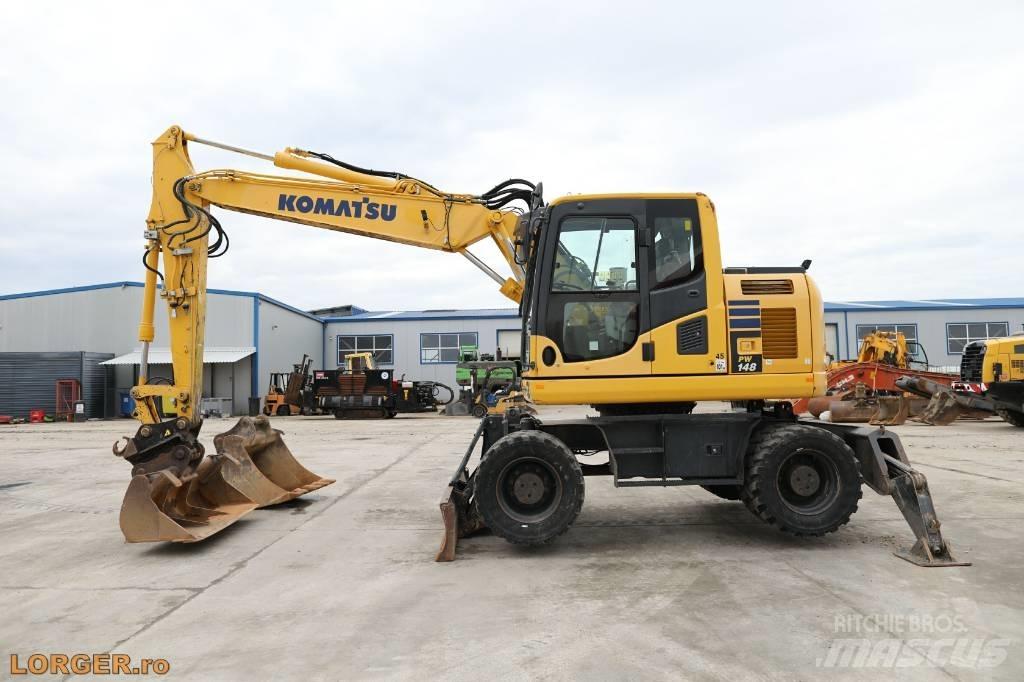 Komatsu PW 148-10 Pyöräkaivukoneet