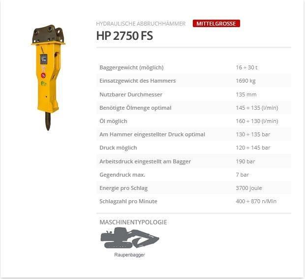 Indeco HP 2750 FS Iskuvasarat