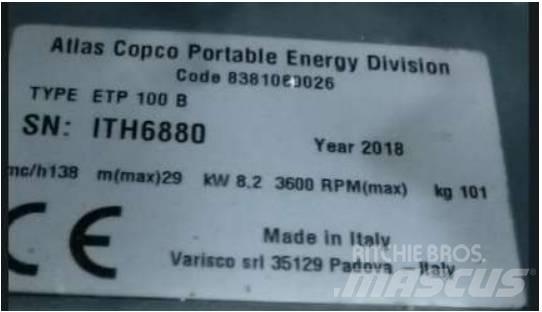 Atlas Copco ETP 100B Vesipumput