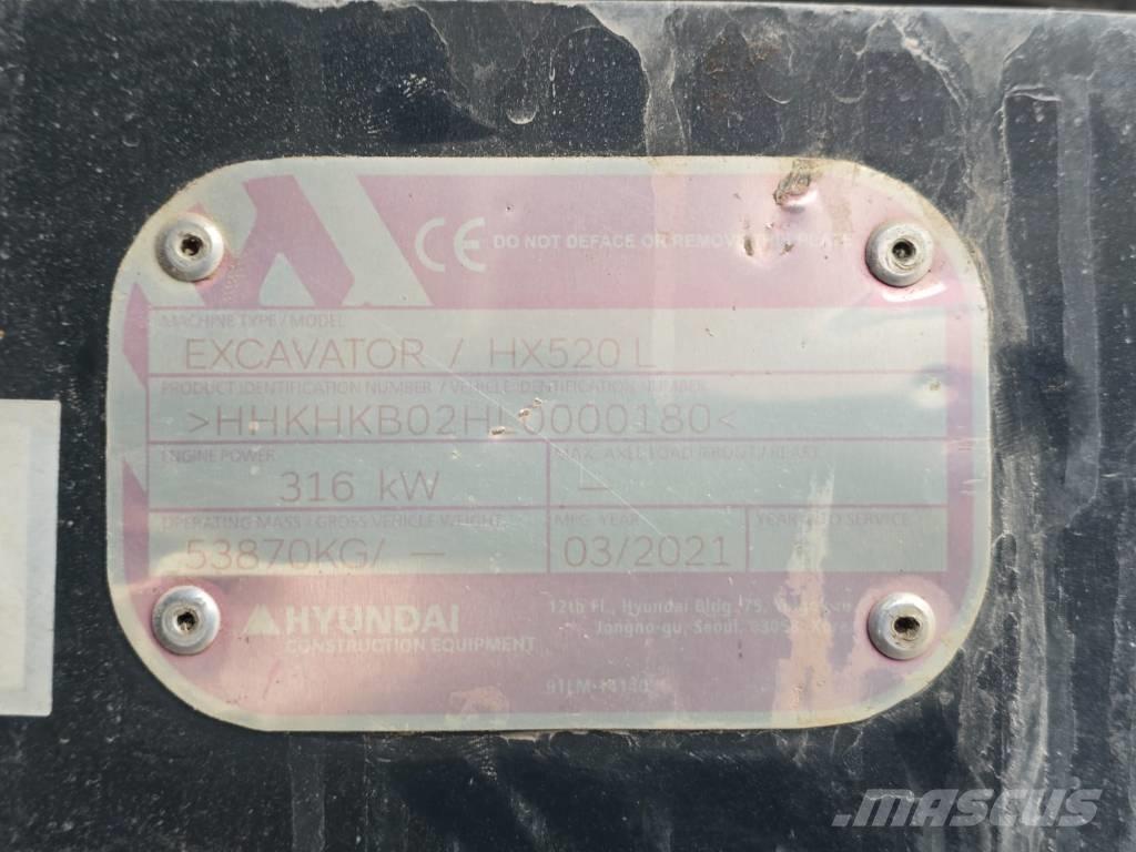 Hyundai HX 520 L Telakaivukoneet