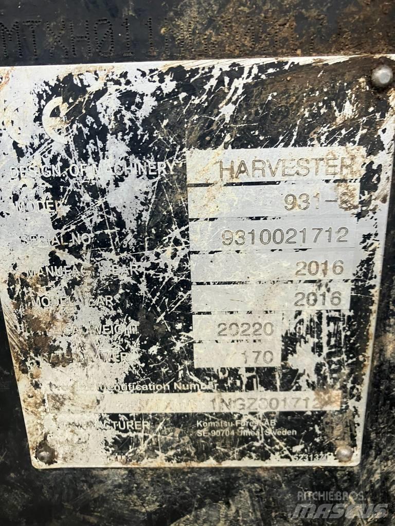 Komatsu 931.1 Harvesterit