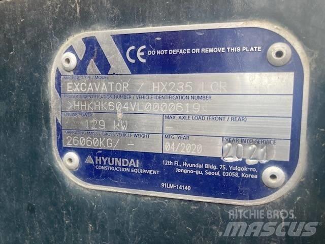 Hyundai HX 235 LCRD Telakaivukoneet