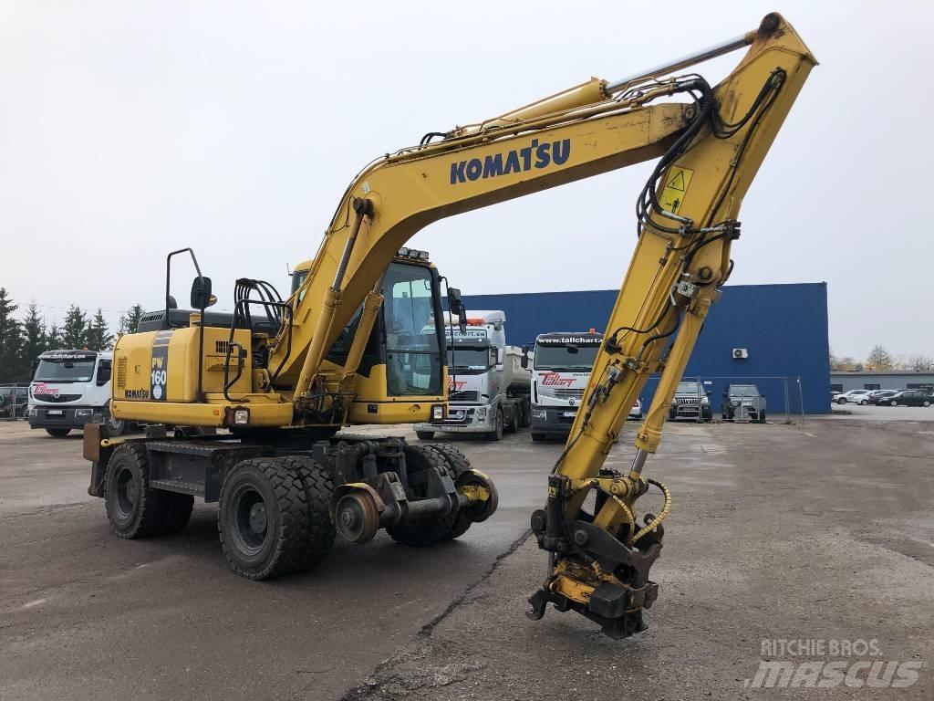 Komatsu PW160-7E0 Pyöräkaivukoneet
