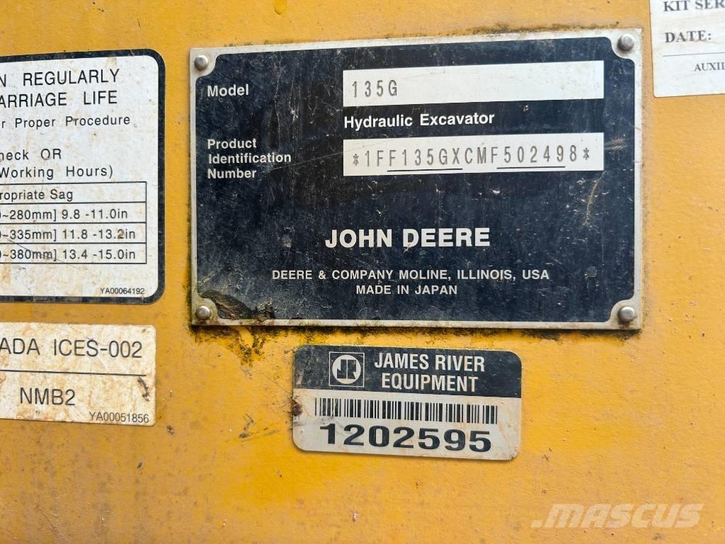 DEERE 135G Telakaivukoneet