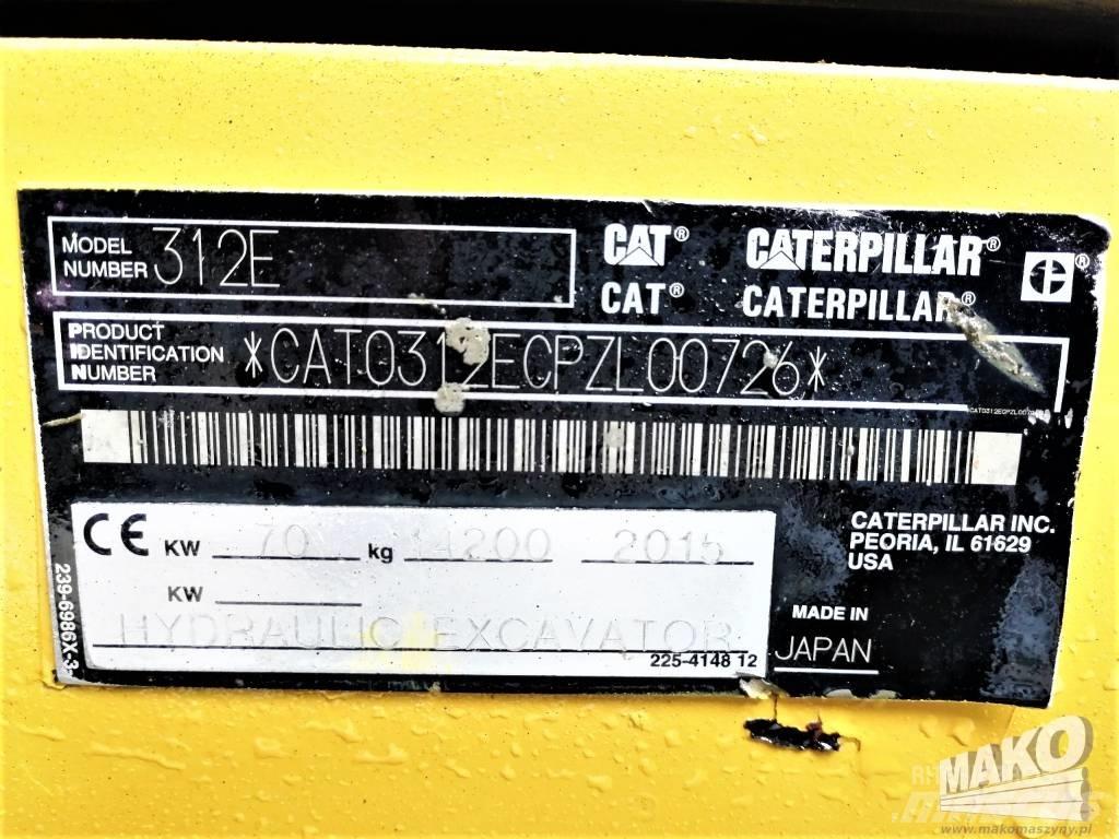 CAT 312 E Telakaivukoneet