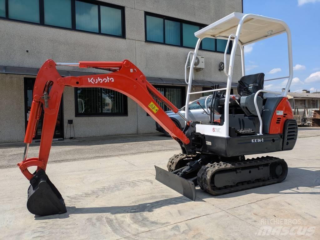 Kubota KX 36-3 Minikaivukoneet < 7t