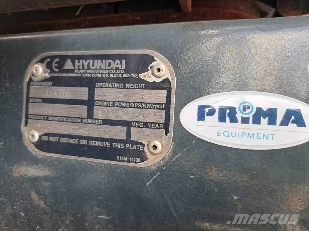Hyundai HW 160 Pyöräkaivukoneet