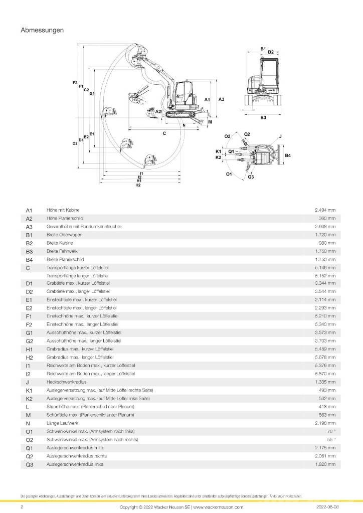 Wacker Neuson ET 42 Telakaivukoneet