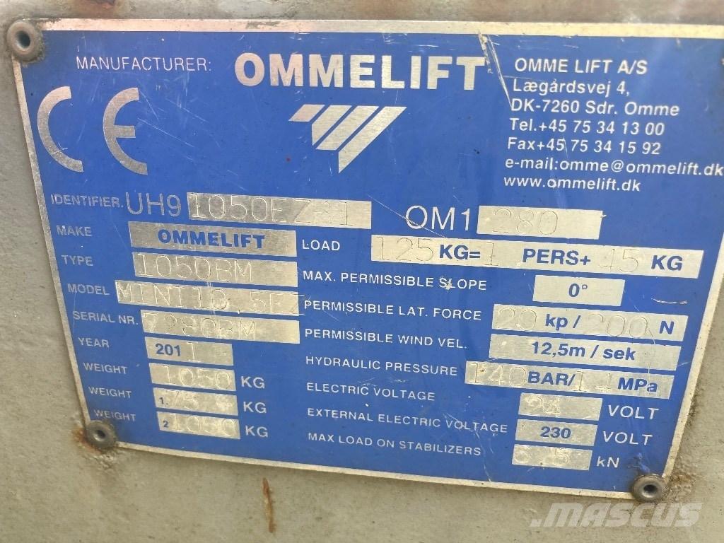 Omme lift Mini 10 Hinattavat henkilönostimet