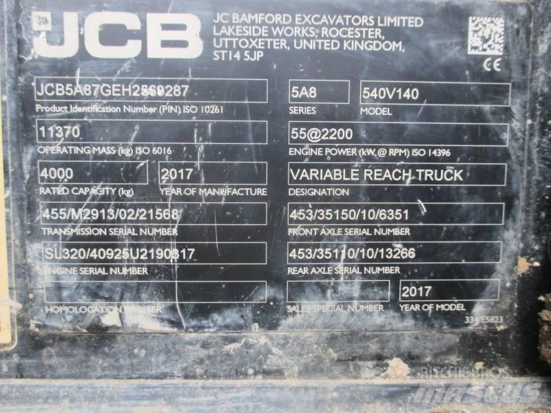 JCB 540-140 Kurottajat
