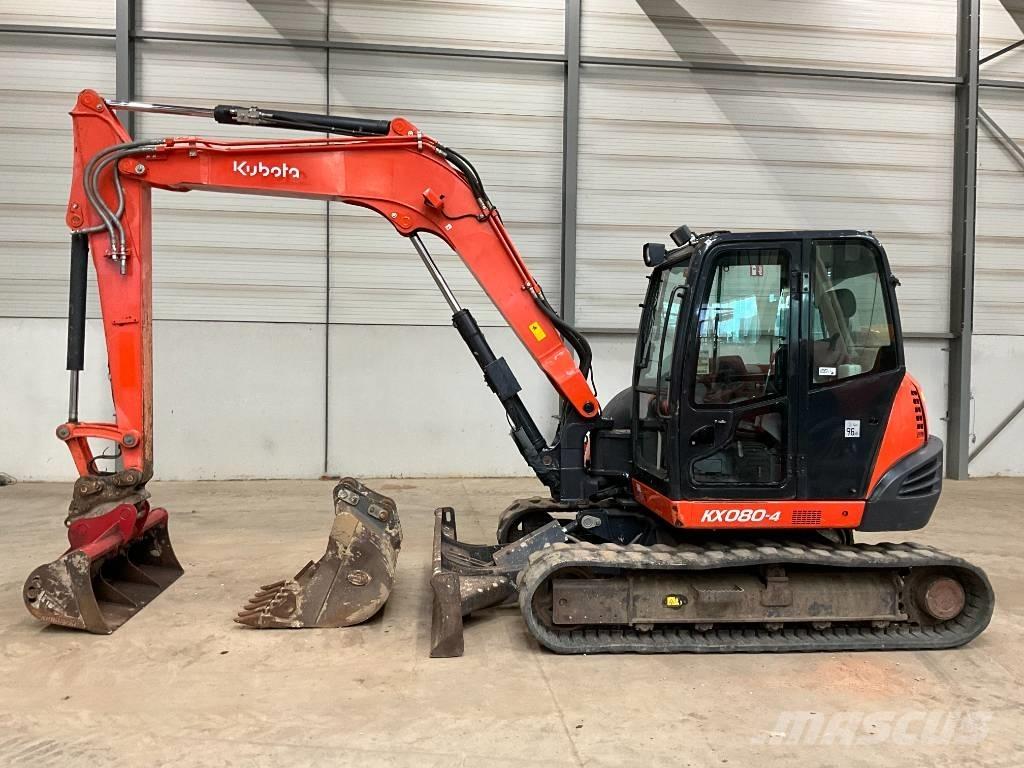 Kubota KX 080-4 Midikaivukoneet 7t - 12t
