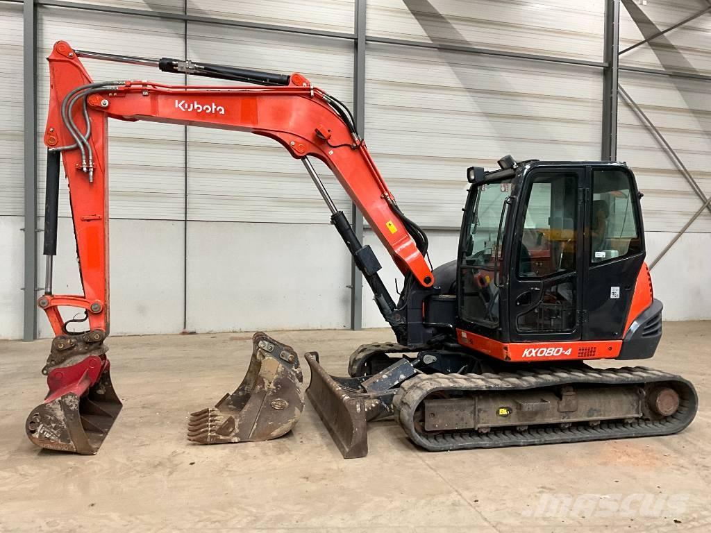 Kubota KX 080-4 Midikaivukoneet 7t - 12t
