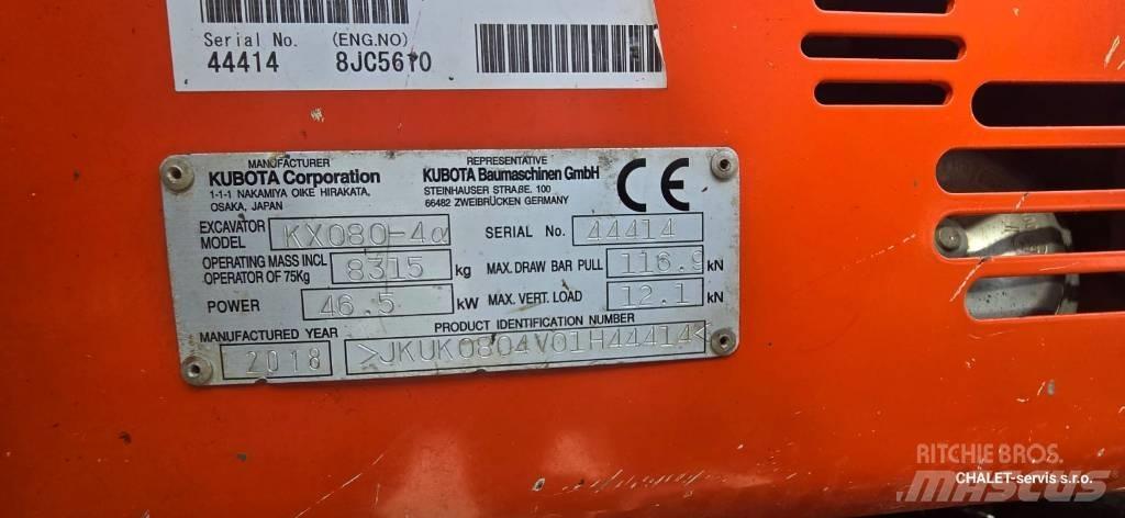 Kubota KX 80-4 Midikaivukoneet 7t - 12t