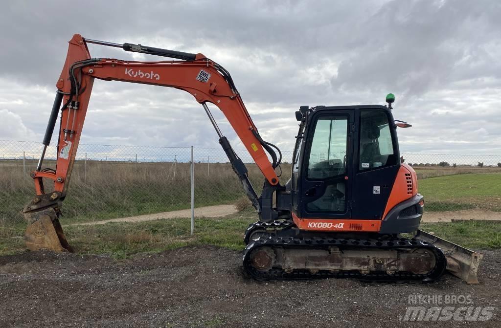 Kubota KX 080-4 Midikaivukoneet 7t - 12t