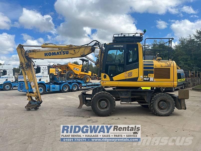 Komatsu PW 160 Pyöräkaivukoneet