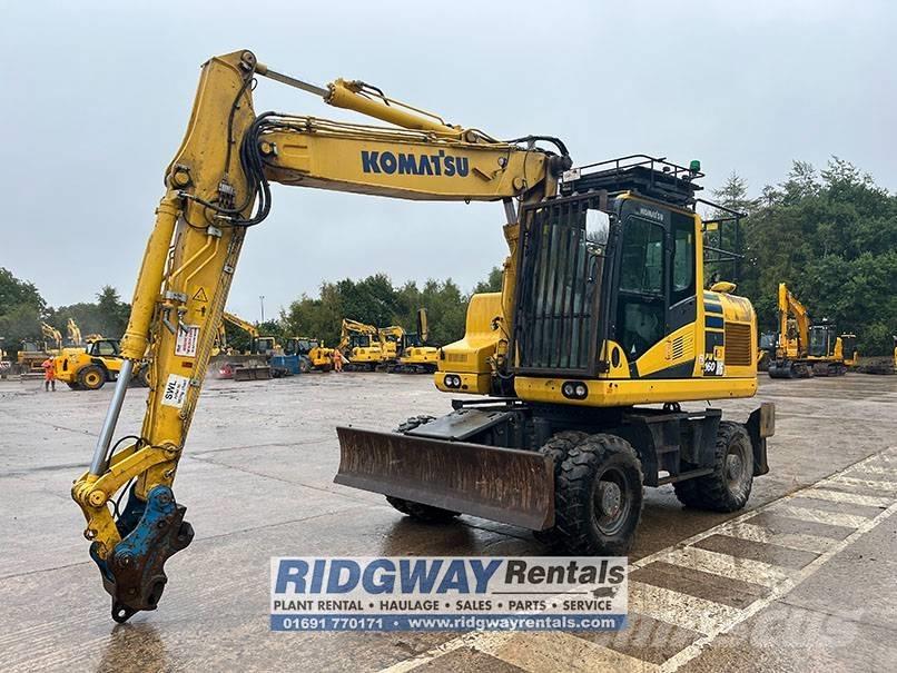 Komatsu PW 160 Pyöräkaivukoneet